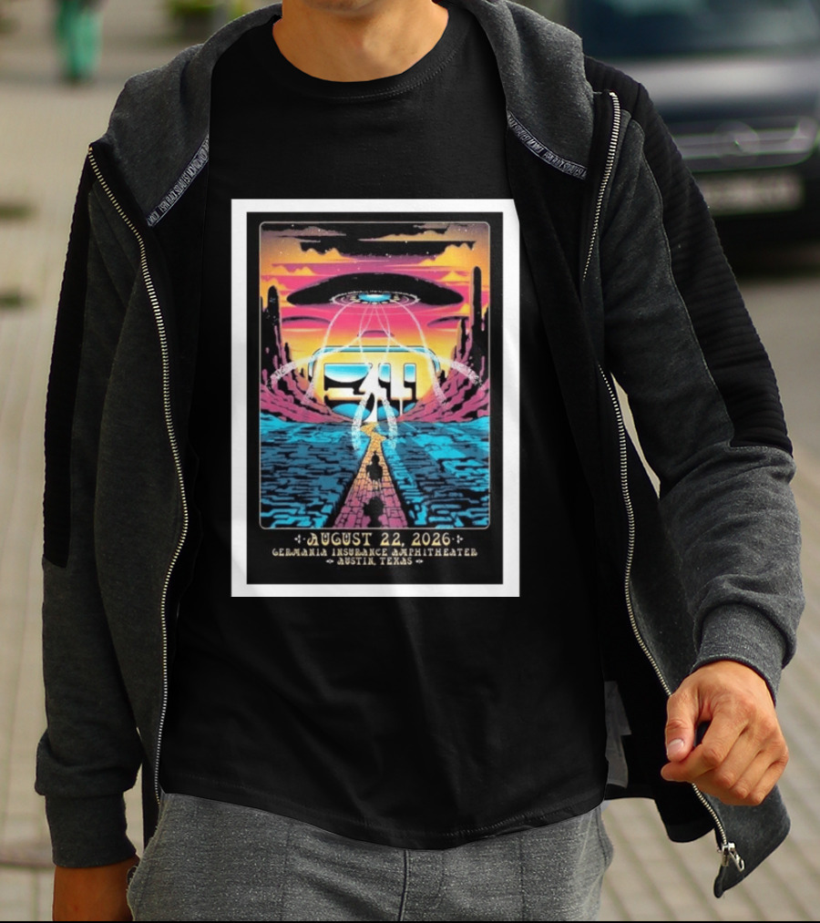 311 Band Live At Germania Insurance Amphitheater Austin Texas August 22 2026 Event T-Shirt