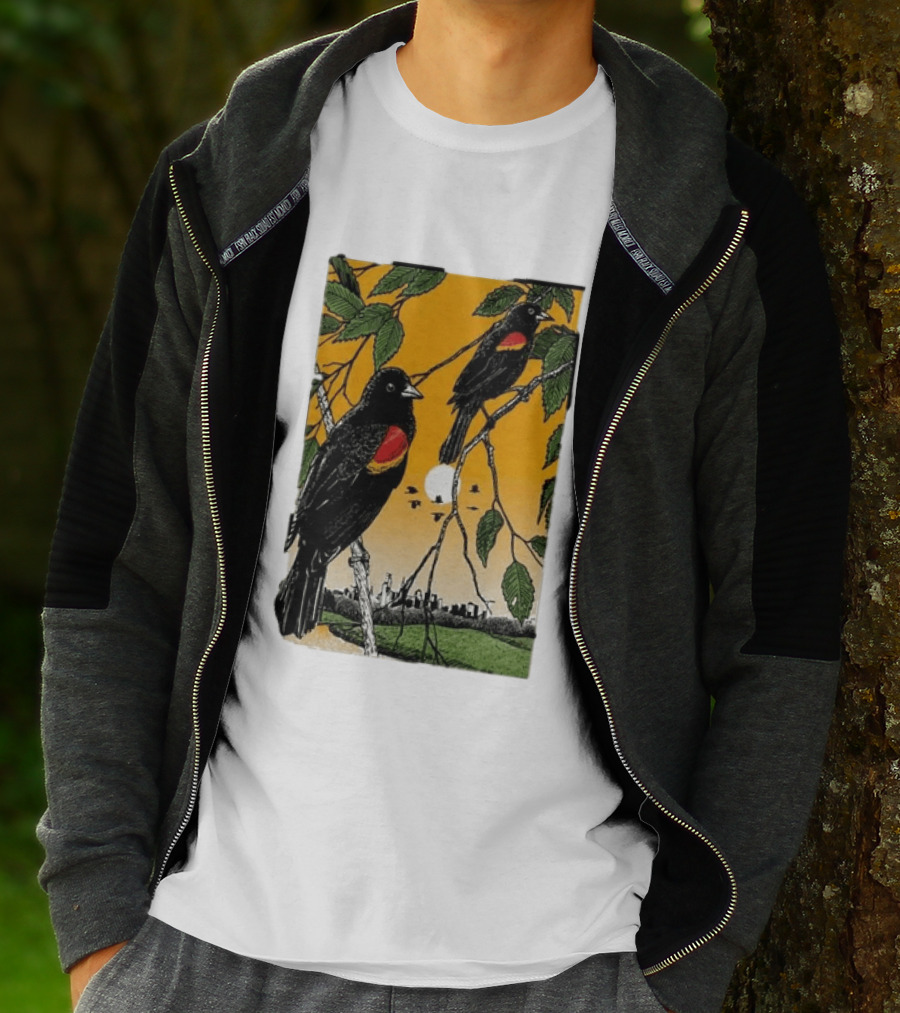 Gregory Alan Isakov Philadelphia August 21 2026 Red Winged Blackbirds City Skyline T-Shirt
