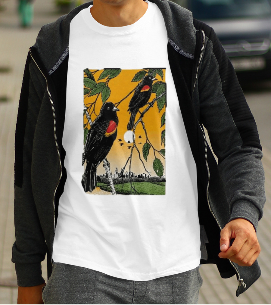 Gregory Alan Isakov Philadelphia August 21 2026 Red Winged Blackbirds City Skyline T-Shirt