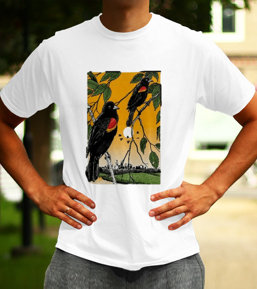 Gregory Alan Isakov Philadelphia August 21 2026 Red Winged Blackbirds City Skyline T-Shirt
