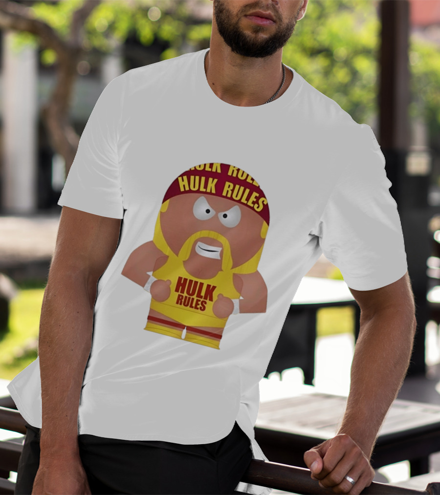 Hulk Hogan South Park Style Hulk Rules Wrestling T-Shirt