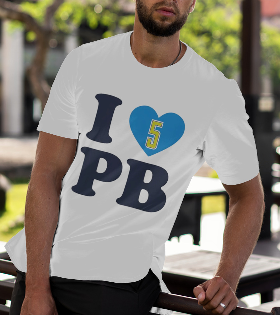 I Love Heart 5 PB Sports T-Shirt