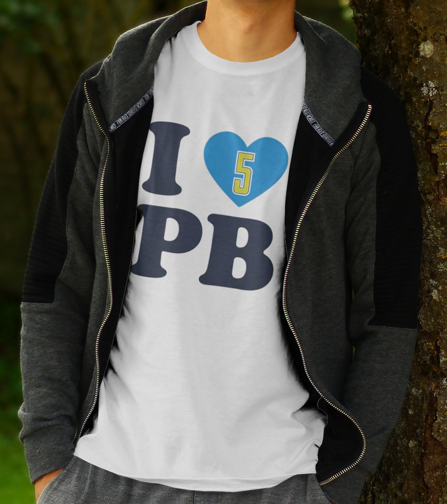 I Love Heart 5 PB Sports T-Shirt