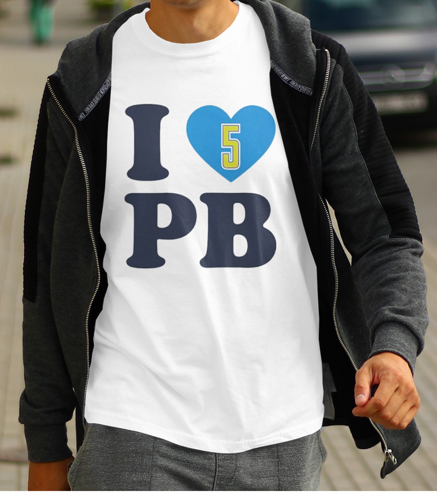 I Love Heart 5 PB Sports T-Shirt