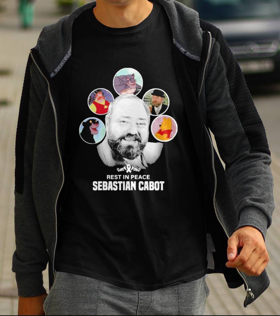 Rest In Peace Sebastian Cabot Disney Characters T-Shirt