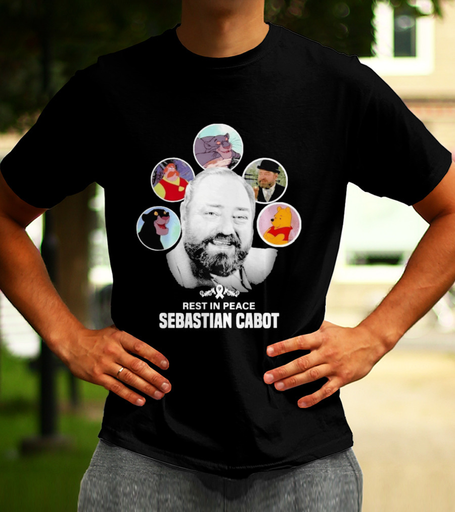 Rest In Peace Sebastian Cabot Disney Characters T-Shirt