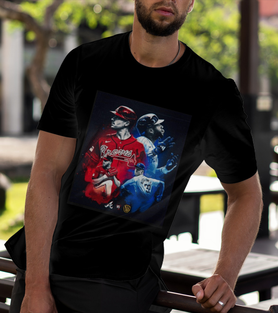 Braves Vs Brewers Showdown Chris Sale Jacob Misiorowski Pitching Duel In Milwaukee T-Shirt