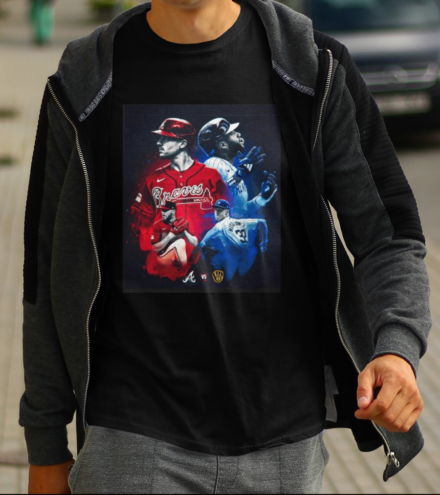 Braves Vs Brewers Showdown Chris Sale Jacob Misiorowski Pitching Duel In Milwaukee T-Shirt