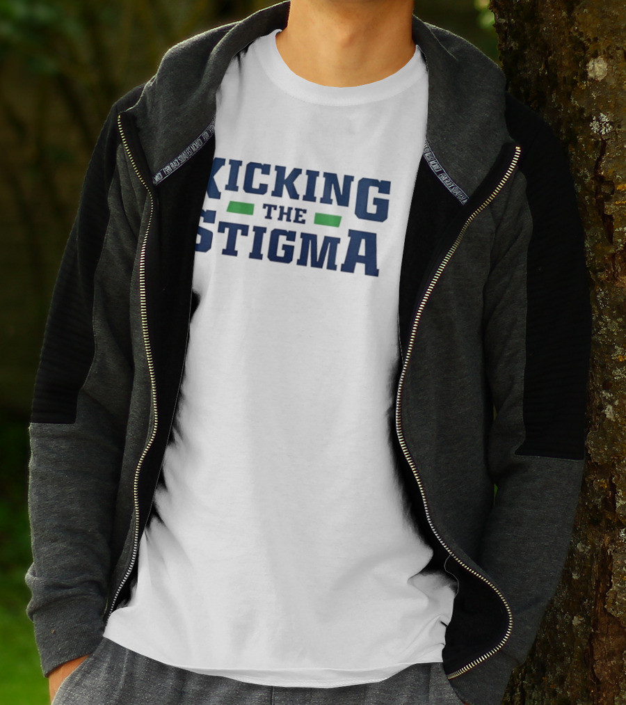 Kicking The Stigma Mental Health Awareness T-Shirt