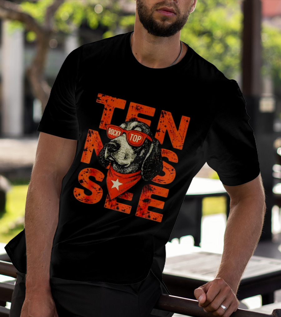 Tennessee Rocky Top Dog Vintage College Football T-Shirt