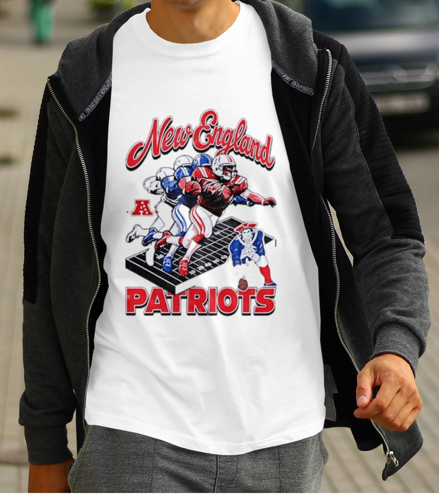 New England Patriots Football Player Action AFC T-Shirt