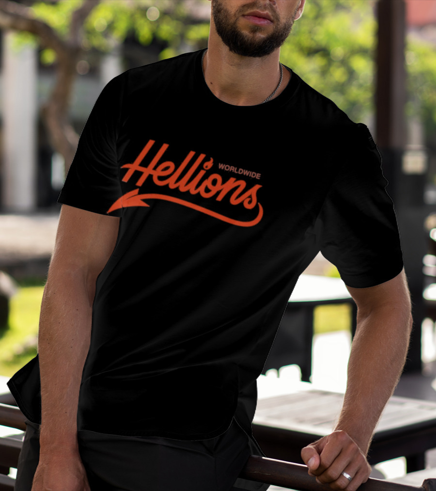 Hellions Worldwide Arrow Script T-Shirt
