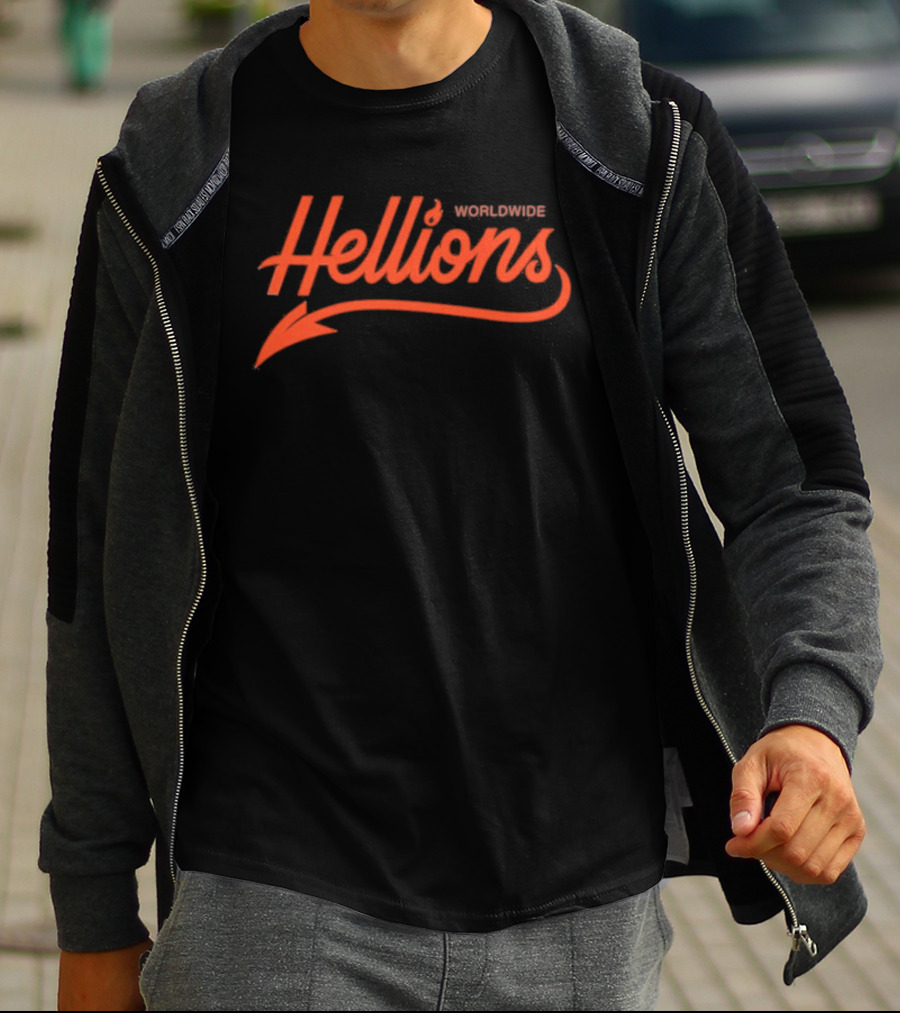 Hellions Worldwide Arrow Script T-Shirt