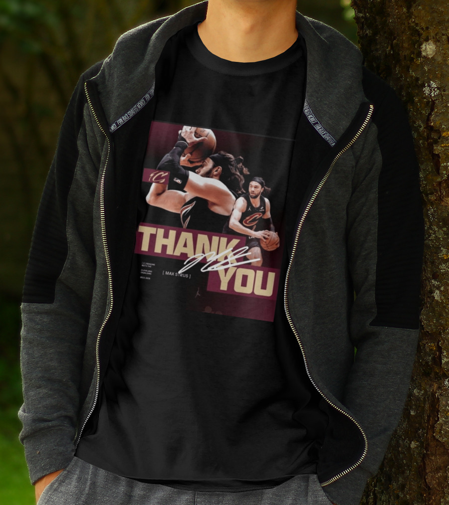 Thank You Max Strus Three Seasons Cleveland Cavaliers 2023 2026 Basketball Star T-Shirt