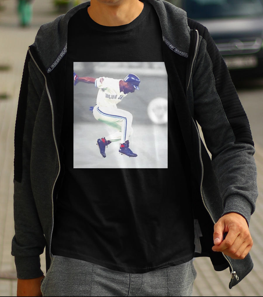 Joe Carter Toronto Blue Jays Baseball Jump Celebration T-Shirt