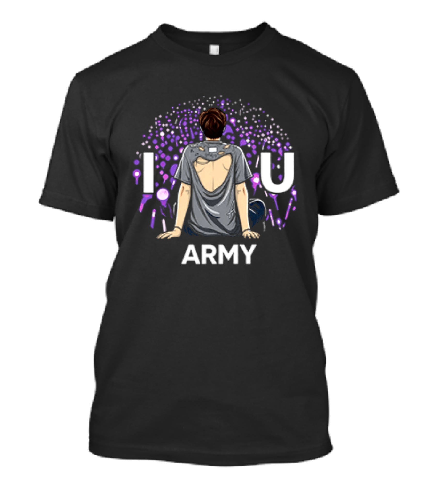 Joonie I Love You ARMY Concert Lights Fan T-Shirt