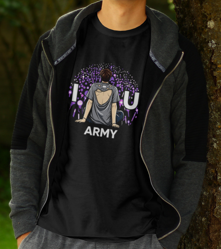Joonie I Love You ARMY Concert Lights Fan T-Shirt
