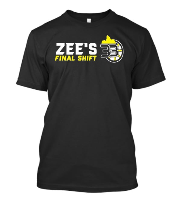 Zee's Final Shift 33 Boston Bruins Zdeno Chara T-Shirt
