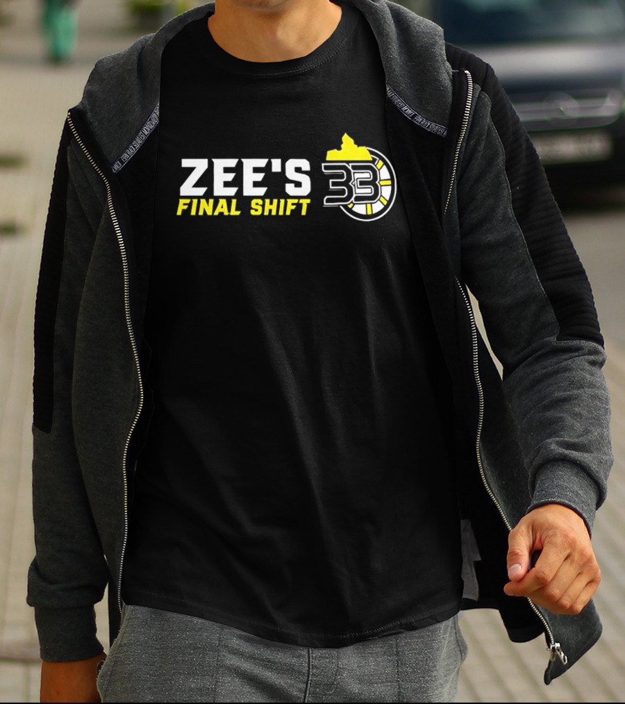 Zee's Final Shift 33 Boston Bruins Zdeno Chara T-Shirt