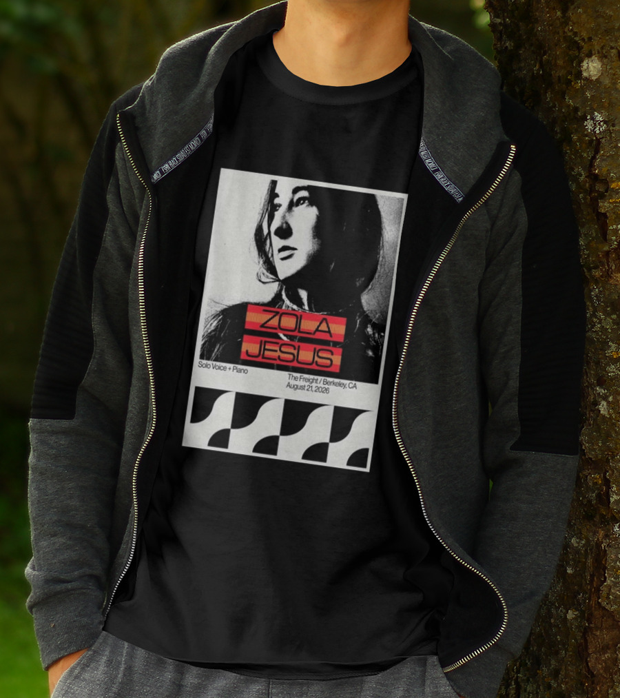 Zola Jesus Solo Voice Piano The Freight Berkeley CA August 21 2026 T-Shirt