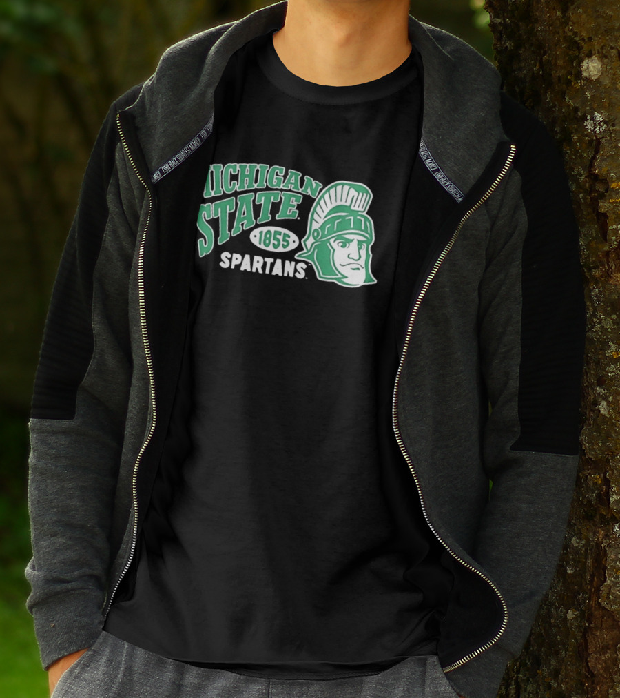 Michigan State Spartans 1855 NCAA College Sports MSU T-Shirt