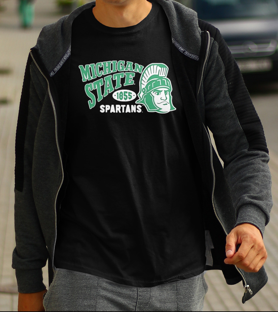 Michigan State Spartans 1855 NCAA College Sports MSU T-Shirt