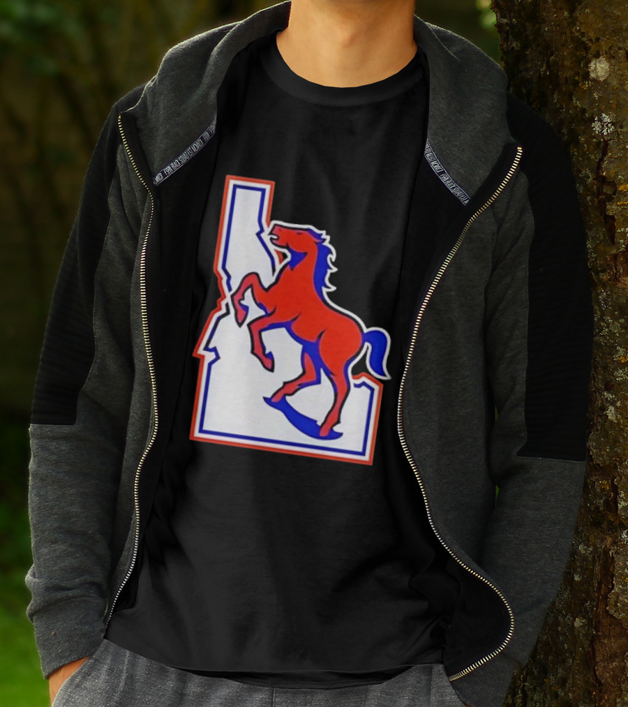 Boise State Broncos Idaho State Horse T-Shirt