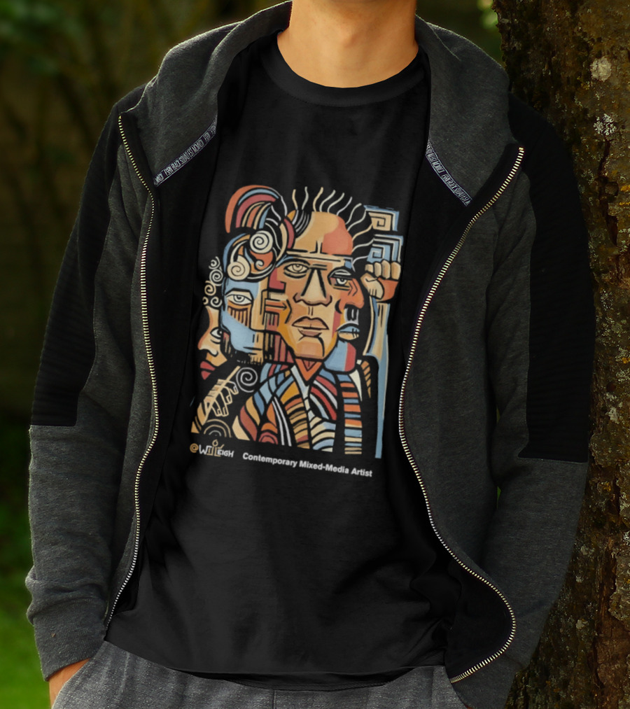 Wiieigh Contemporary Mixed Media Artist T-Shirt