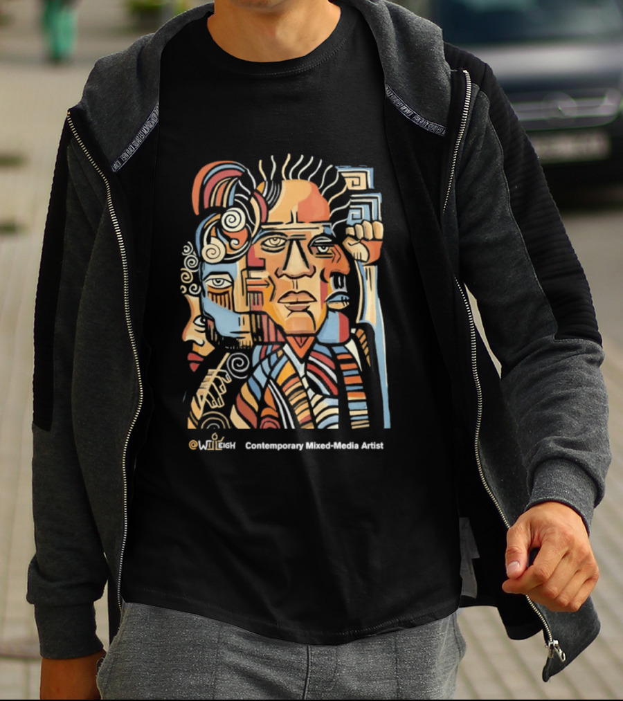 Wiieigh Contemporary Mixed Media Artist T-Shirt
