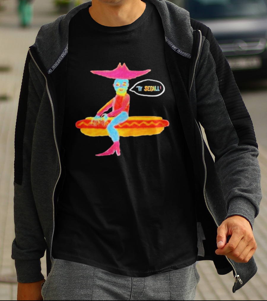 Ty Segall Hotdog Cowboy Surreal Western T-Shirt