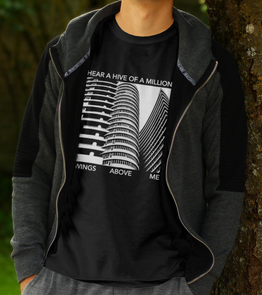 Hear A Hive Of A Million Wings Above Me Urban Architecture T-Shirt