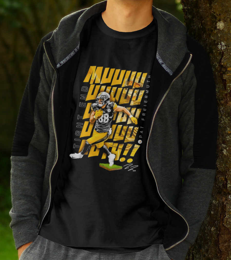 Pat Freiermuth Pittsburgh Steelers Muuuuuuth Tight End T-Shirt
