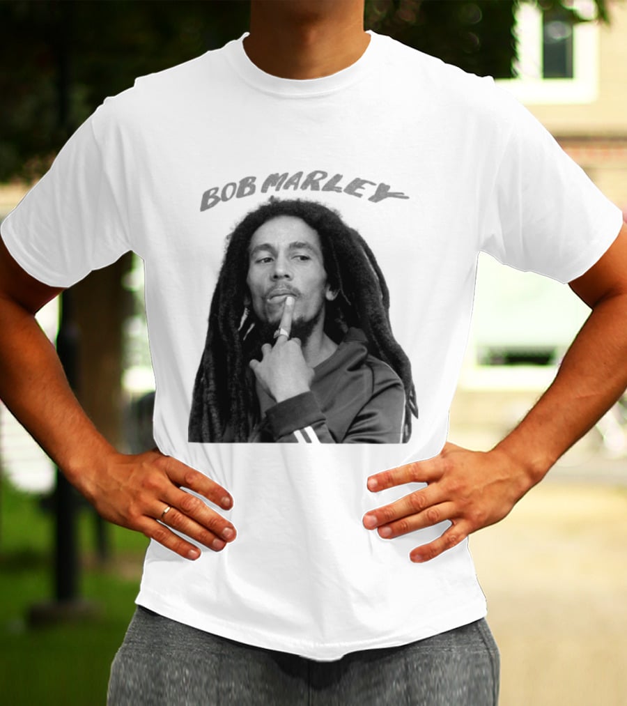 Bob Marley Iconic Pose Jumbo T-Shirt