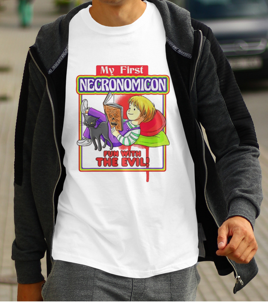 My First Necronomicon Fun With The Evil Dead Necronomicon Ash Williams T-Shirt