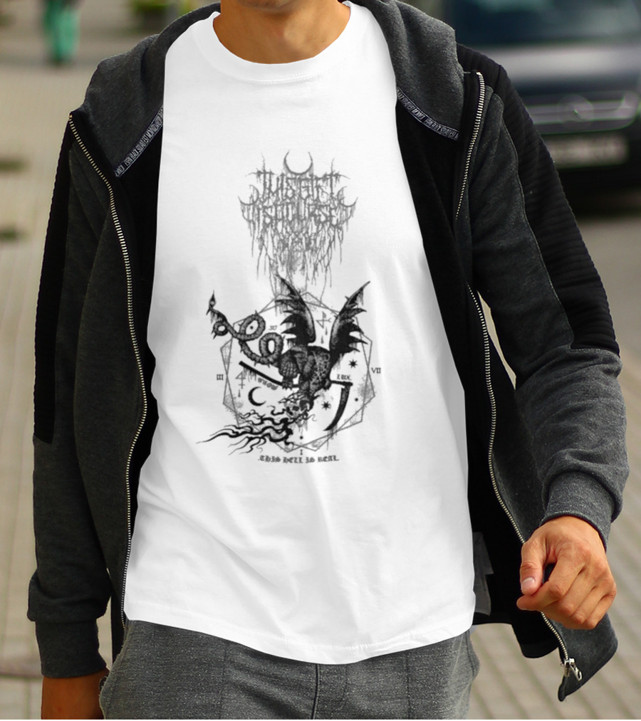 Tnor This Gift Is A Curse Black Metal White Death T-Shirt