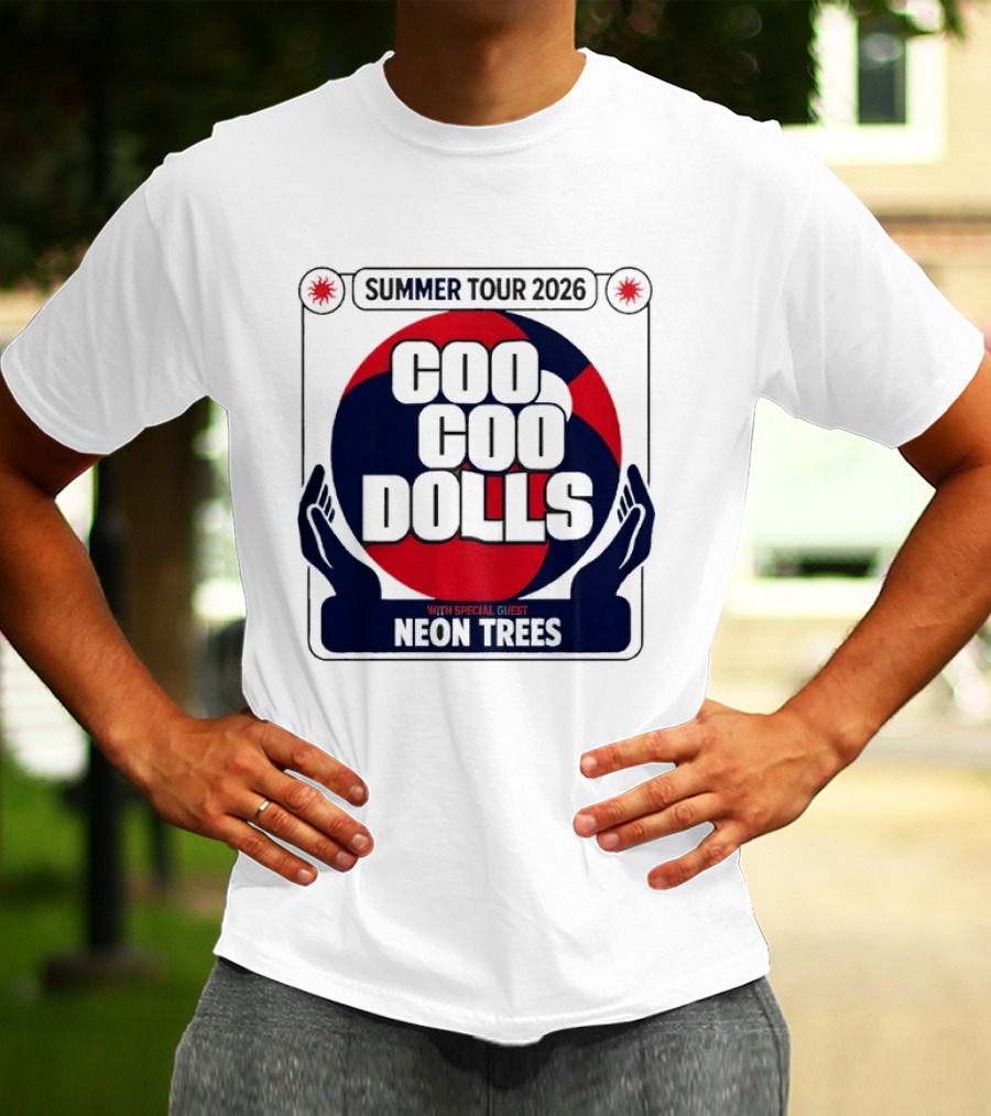 Coo Coo Dolls Summer Tour 2026 Featuring Neon Trees Concert Event T-Shirt