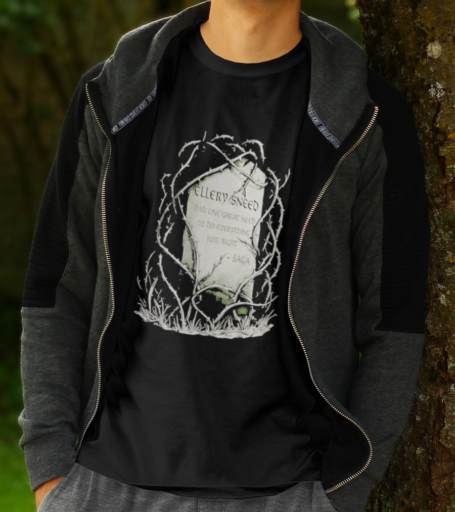 Ellery Sneed Had One Great Need To Do Everything Just Right By Saga Tombstone Vines T-Shirt