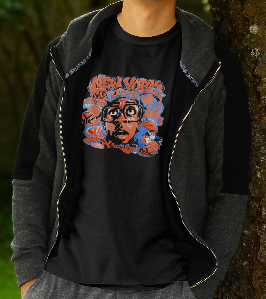Spike Lee New York Knicks NBA Basketball Retro Graffiti T-Shirt