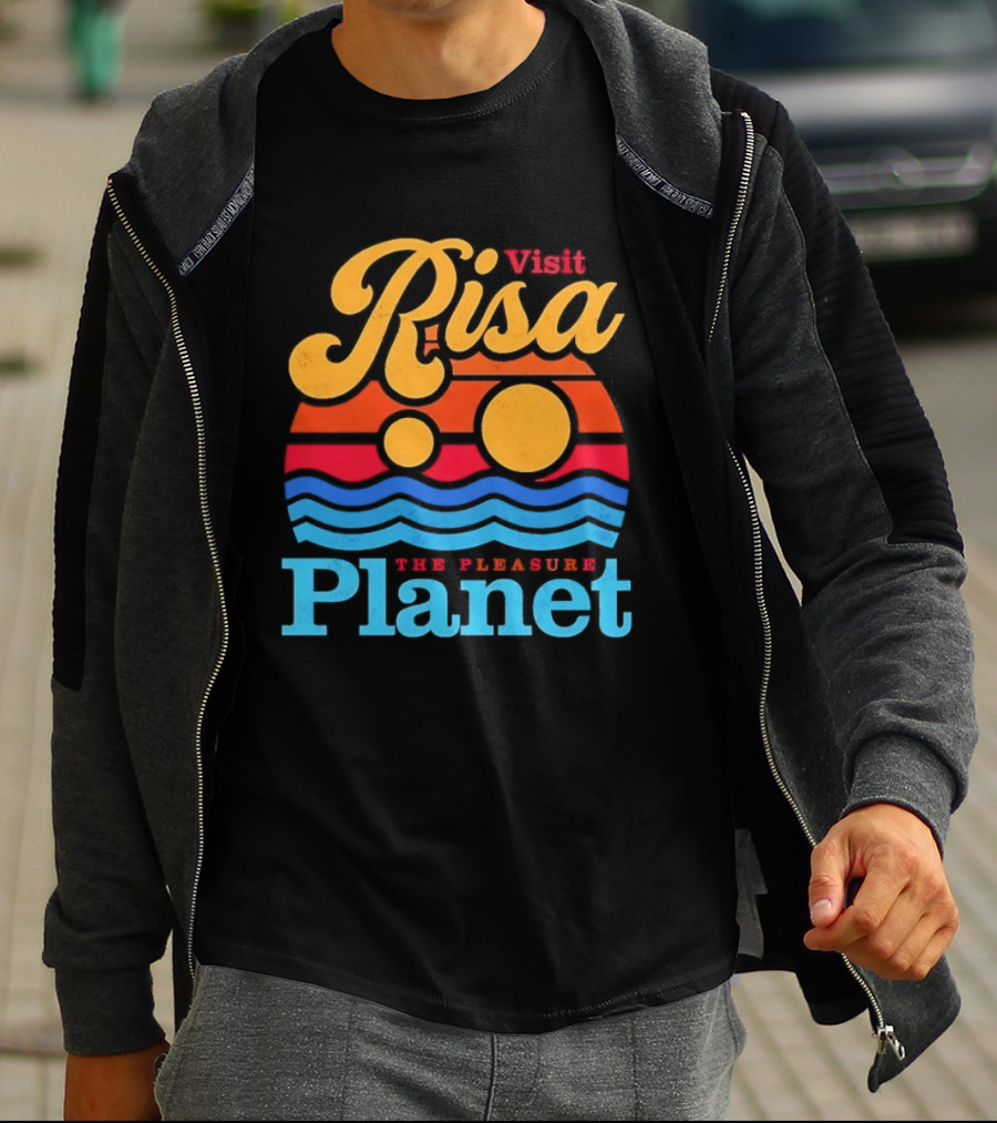 Visit Risa The Pleasure Planet Sci Fi Space Travel Adventure T-Shirt