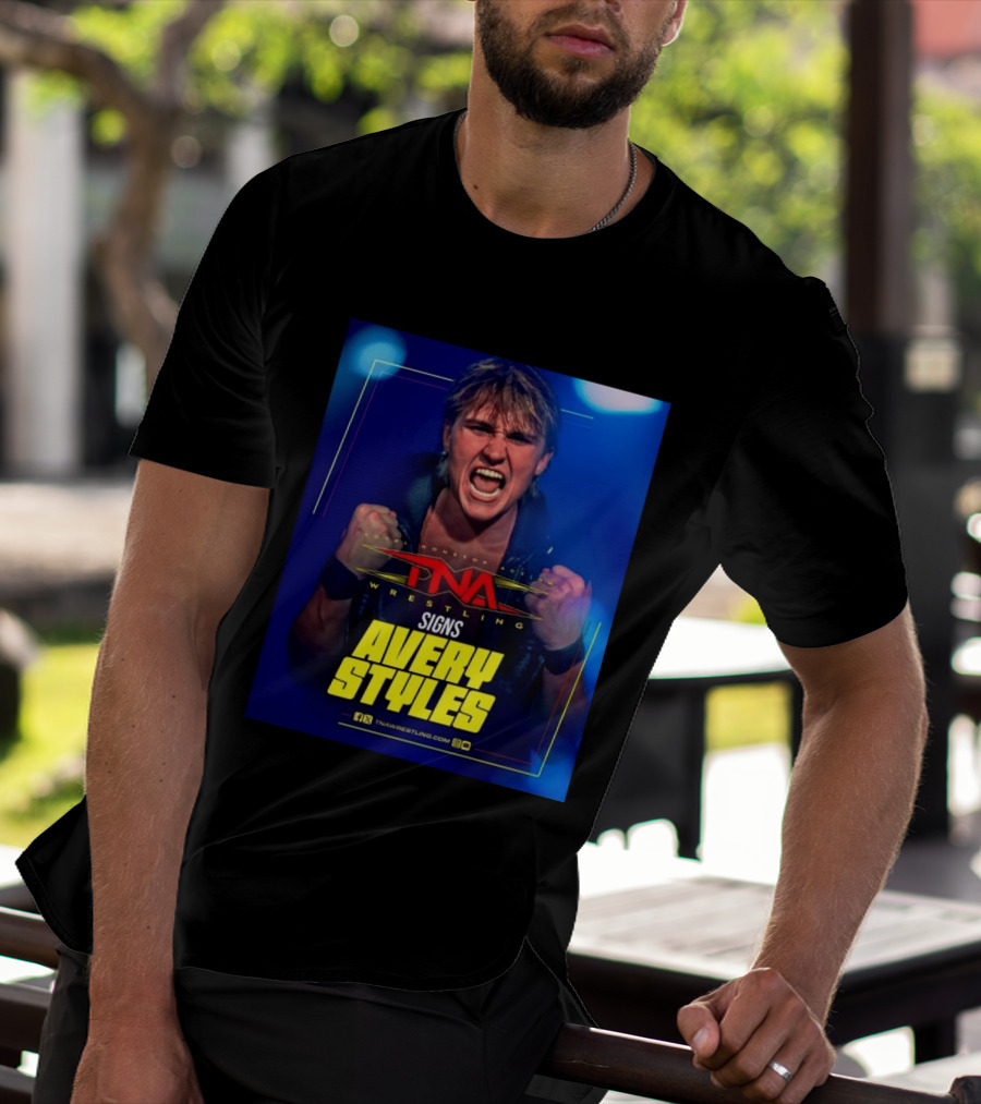 TNA Wrestling Signs Avery Styles Phenomenal Son T-Shirt
