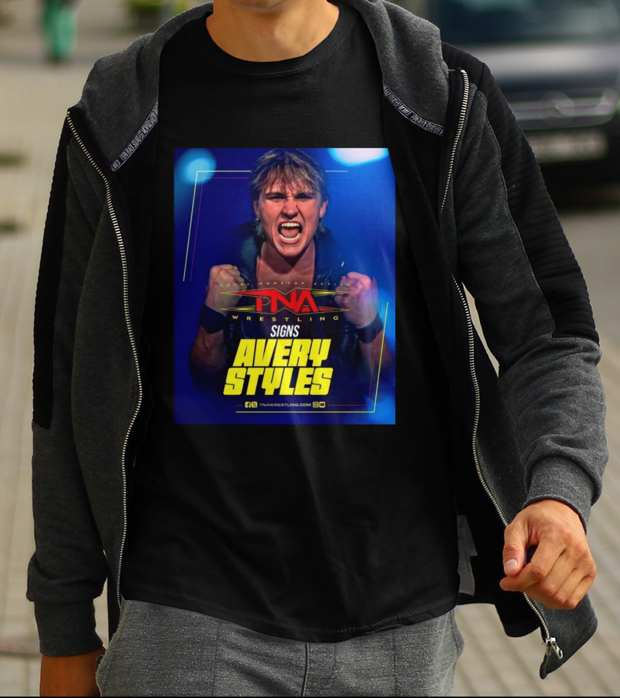 TNA Wrestling Signs Avery Styles Phenomenal Son T-Shirt