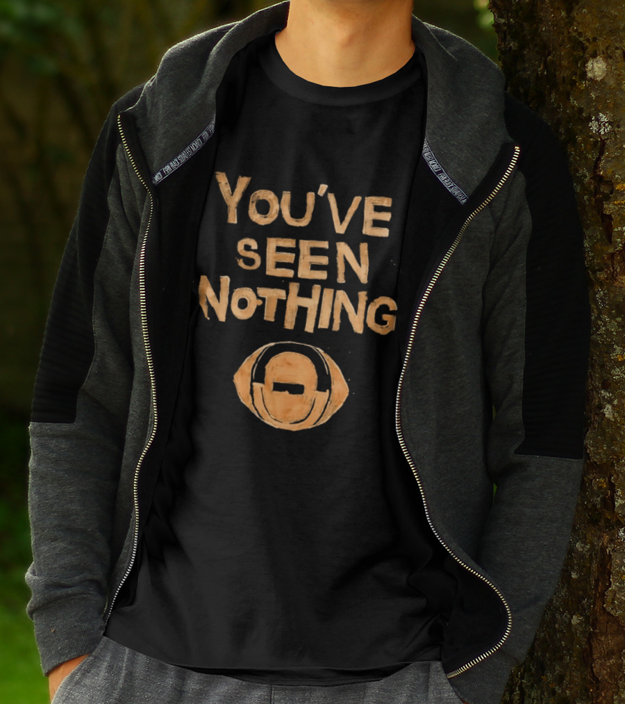 You've Seen Nothing Football Helmet Minimalist T-Shirt