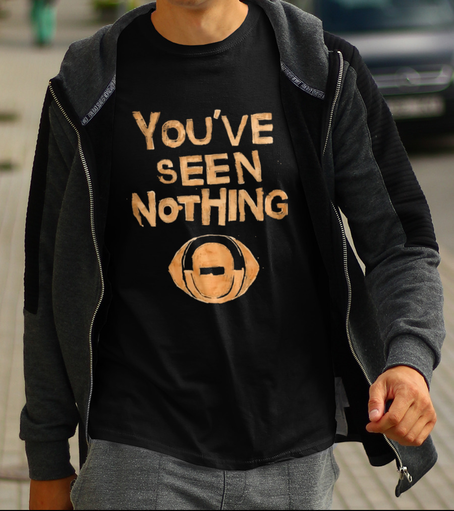 You've Seen Nothing Football Helmet Minimalist T-Shirt