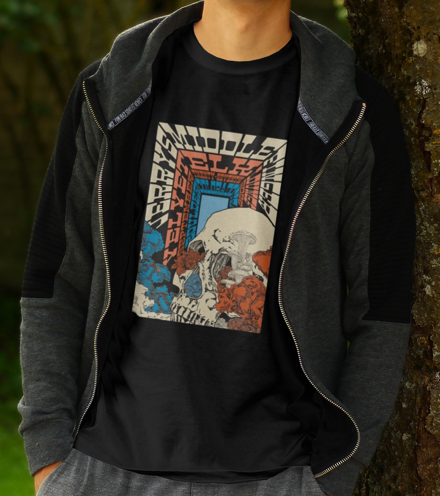 Jerry's Middle Finger Boulder Colorado September 27 2026 Skull T-Shirt