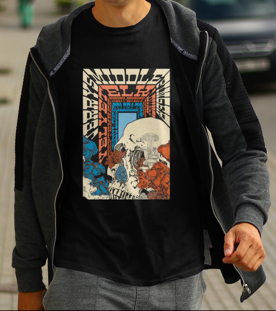 Jerry's Middle Finger Boulder Colorado September 27 2026 Skull T-Shirt