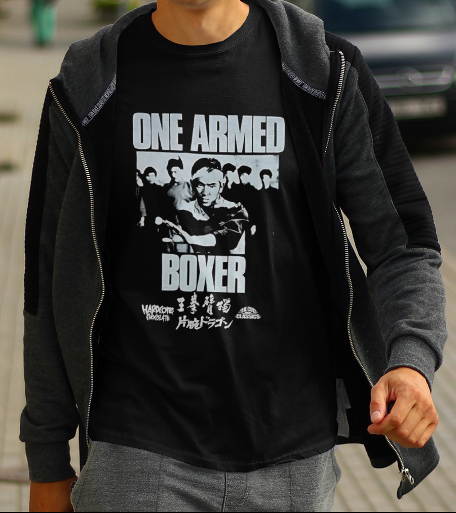 Jimmy Wang Yu One Armed Boxer Hardcore Chocolate Cult Classics Movie T-Shirt