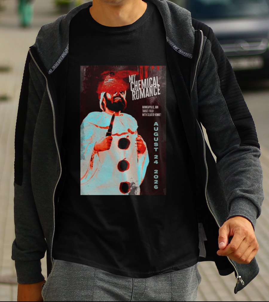 My Chemical Romance Minneapolis MN Target Field August 24 2026 With Sleater Kinney T-Shirt