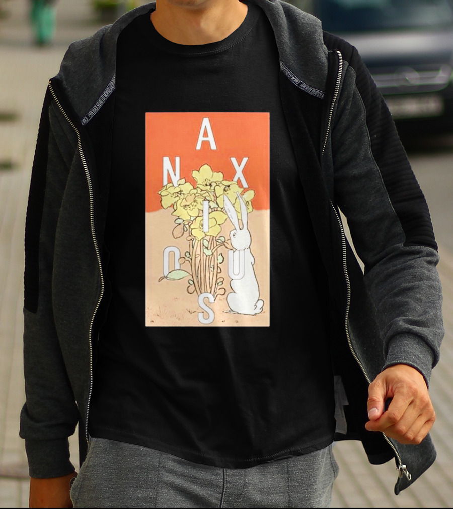 Anxious Tour 2026 Bouquet And Rabbit Summer Fall T-Shirt