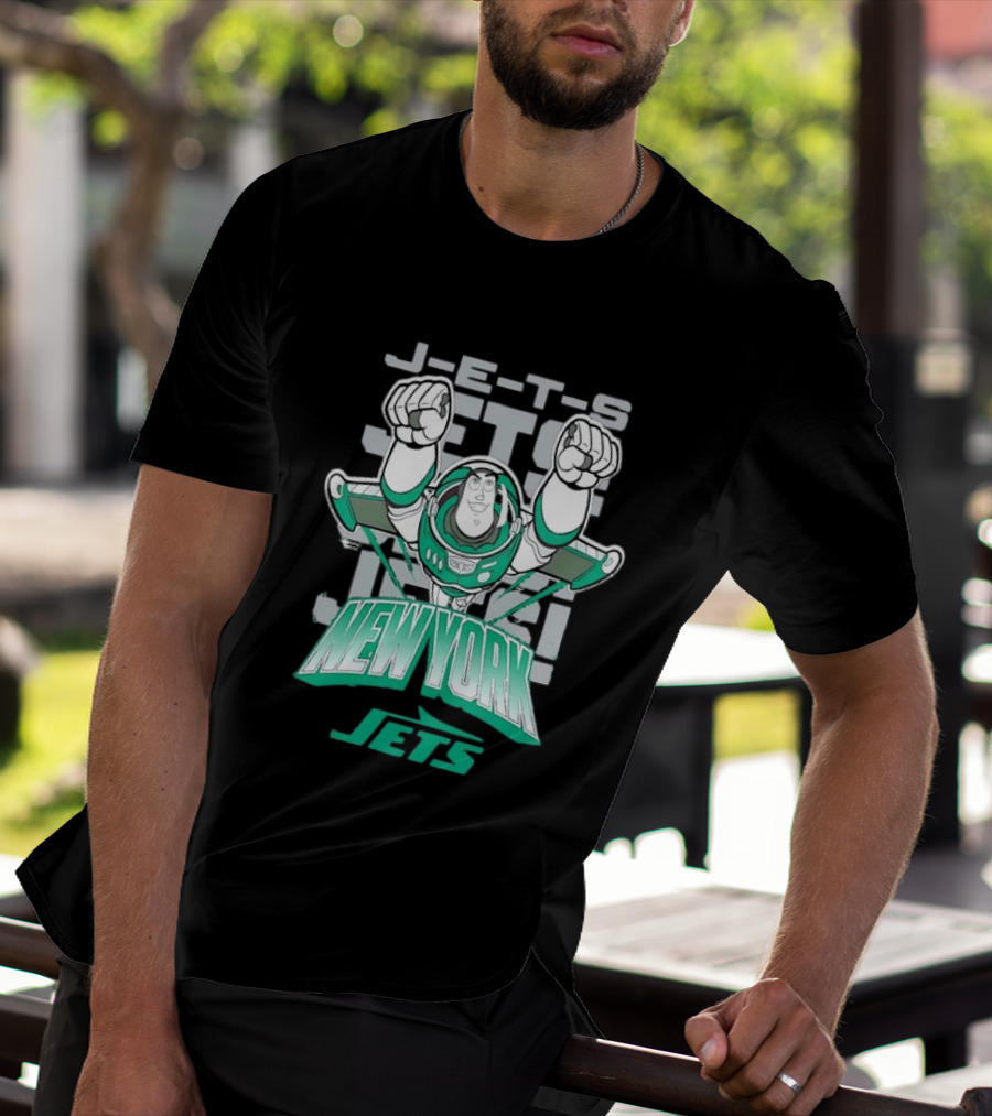 Buzz Lightyear New York J E S Football Team Fan T-Shirt