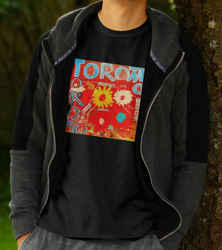 Toronto Floral By Ceare Painting Colorful Flowers T-Shirt